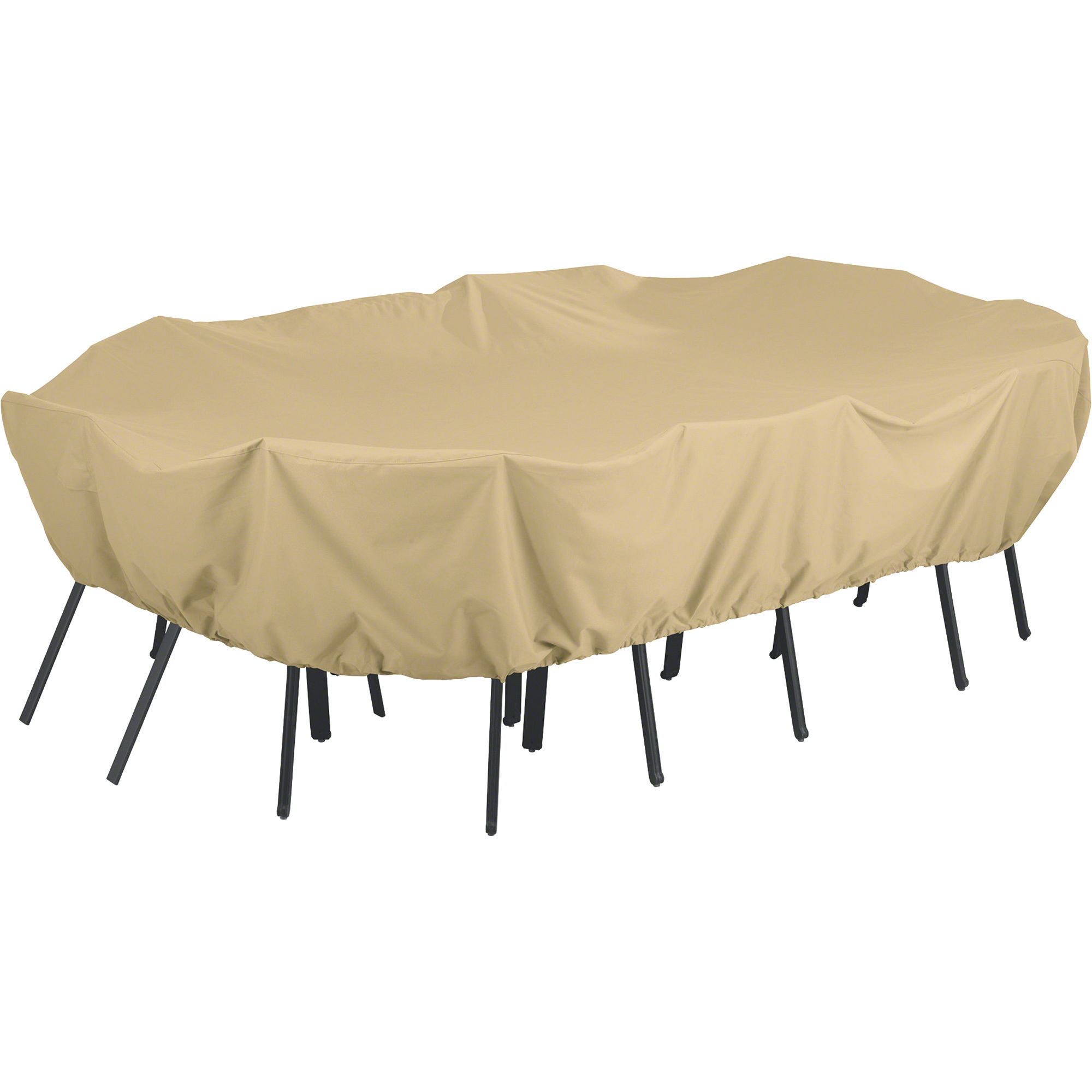 Classic Accessories Terrazzo Rectangular/Oval Patio Table & Chair Set